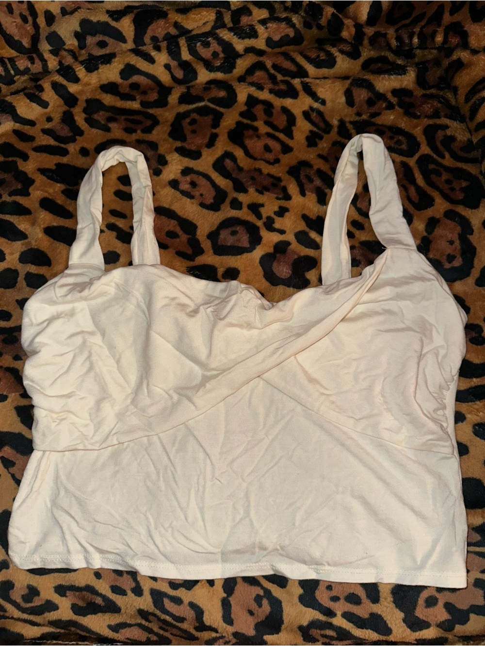 Reformation Jeans Cropped Tank Top Sz. L